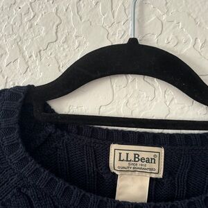 LL Bean CableKnit Sweater